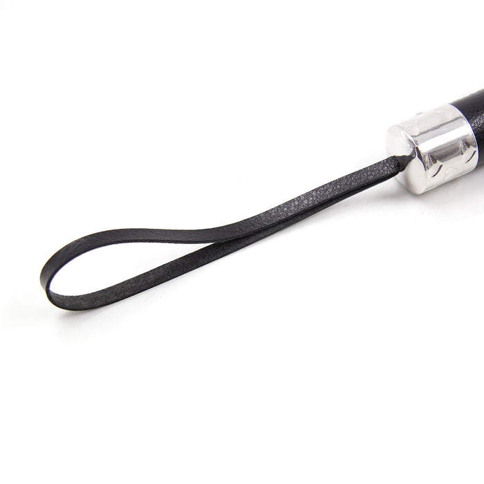 Smart Moves - Kunstlederen Flogger - 44 cm - Zwart-Erotiekvoordeel.nl