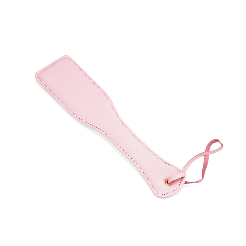 Liebe Seele - Fairy - Paddle di lusso in pelle - Rosa/Bianco - Erotiekvoordeel.nl