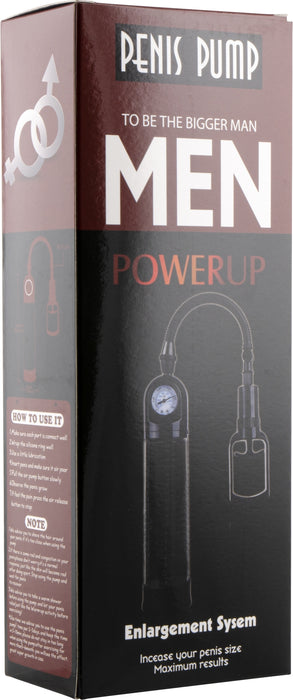 Essentials - Penis Pomp - 31 cm - Met Drukmeter-Erotiekvoordeel.nl