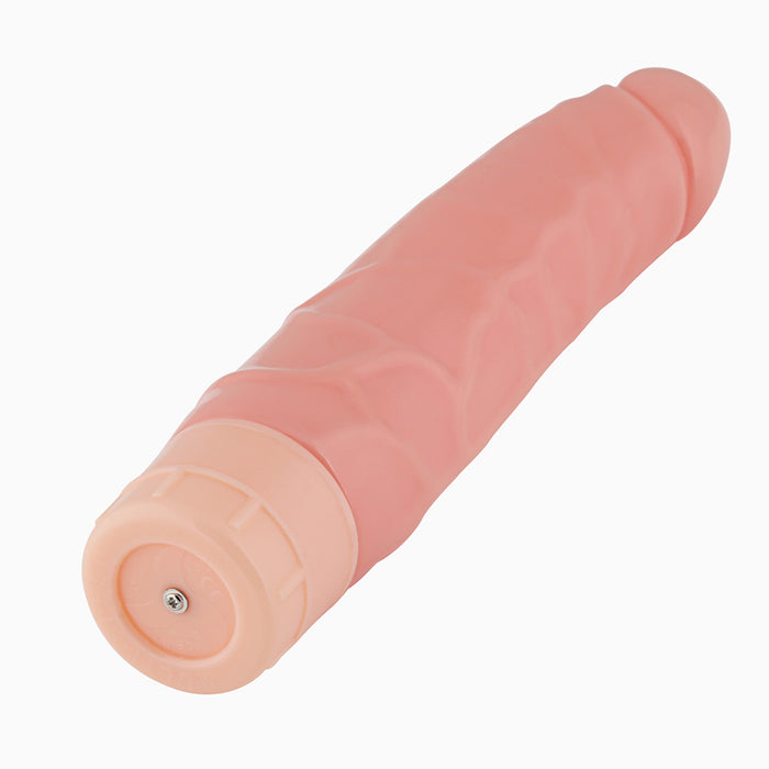 Being Fetish - Vibrerende Dildo - Batterijen - 21 cm - Lichte Huidskleur-Erotiekvoordeel.nl