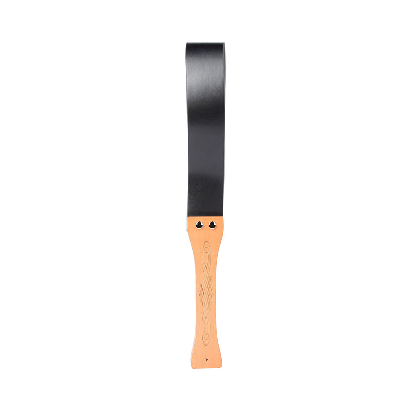 Smart Moves - Paddle with Wooden Handle 46cm Zwart-Erotiekvoordeel.nl
