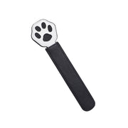 Smart Moves - Paw Paddle met Extra Breed Handvat - Zwart/Wit-Erotiekvoordeel.nl