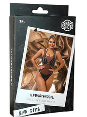 Bad Girl - #dungeongirl - Straps BH en Slip - Maat S/L - Verstelbaar-Erotiekvoordeel.nl