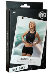 Bad Girl - #witchcraft - Fetish Harnasje met Kettingen - Maat S/L - Verstelbaar-Erotiekvoordeel.nl