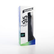 515 line - Dildo - 34.5 x 7 cm - Met Zuignap - Zwart-Erotiekvoordeel.nl