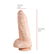 515 line - Dildo - Met Zuignap 22.5 x 6.2 cm - Lichte Huidskleur-Erotiekvoordeel.nl