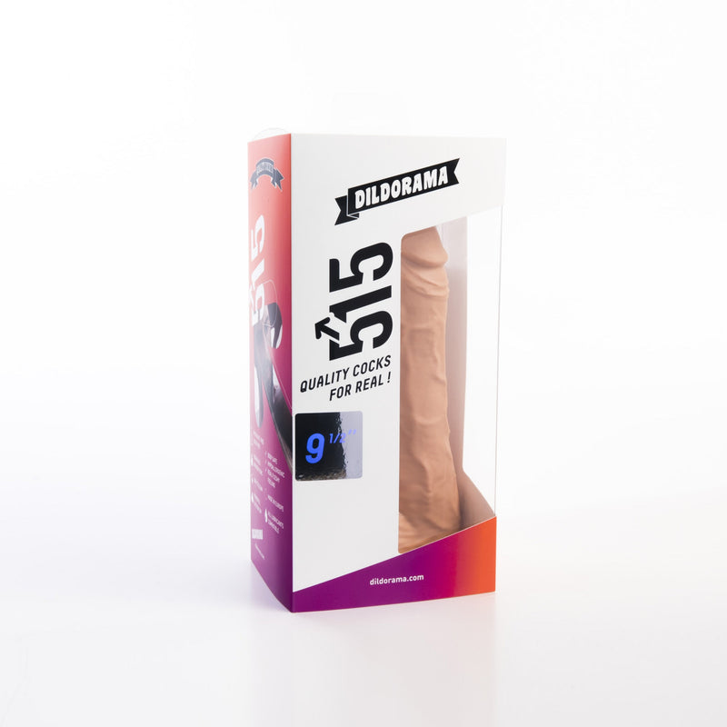 515 line - Dildo - Met Zuignap - 25.5 x 4.9 cm - Lichte Huidskleur-Erotiekvoordeel.nl