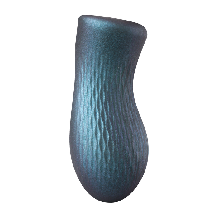 Dorcel - Sili-Cup - Dual Sensation Masturbator - Siliconen - Blauw Metallic-Erotiekvoordeel.nl