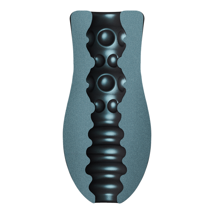 Dorcel - Sili-Cup - Dual Sensation Masturbator - Siliconen - Blauw Metallic-Erotiekvoordeel.nl