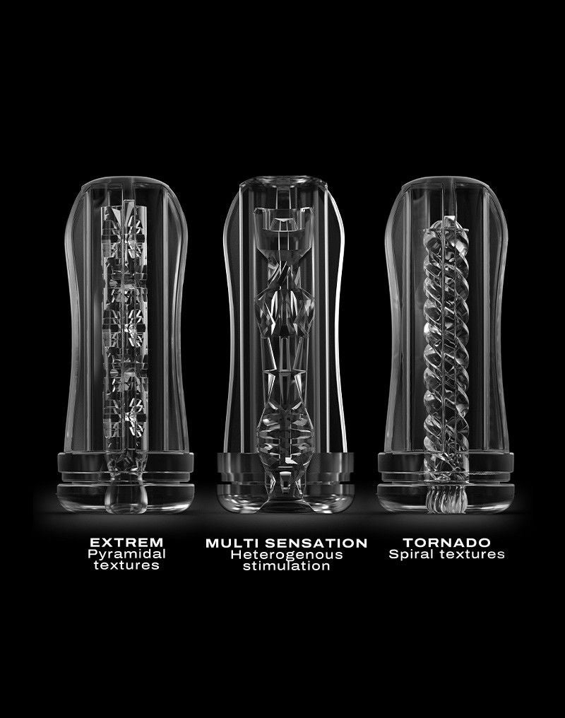 Dorcel - Deep Blow Multi Sensation - Stroker Sleeve Voor Masturbator - Transparant-Erotiekvoordeel.nl