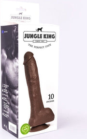 All Black Jungle King - Dildo - 25,5 cm zwart-Erotiekvoordeel.nl