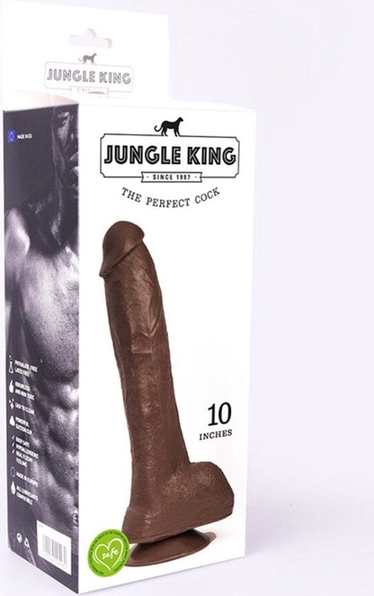 All Black Jungle King - Dildo - 25,5 cm zwart-Erotiekvoordeel.nl