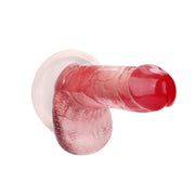 Being Fetish - TPR Dildo - 18 cm - Transparant Roze-Erotiekvoordeel.nl