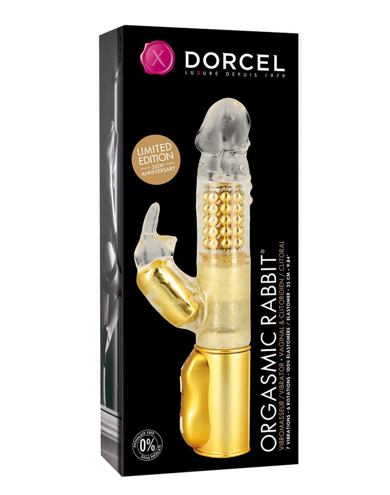 Dorcel - Golden Orgasmic Rabbit - Rabbit Vibrator - Limited Edition-Erotiekvoordeel.nl
