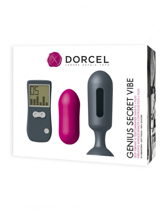 Dorcel - Genius Secret Vibe - Vibrerend Eitje Met gratis buttplug-Erotiekvoordeel.nl
