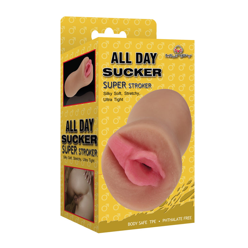 Being Fetish - All Day Sucker Super Stroker - Lichte Huidskleur-Erotiekvoordeel.nl