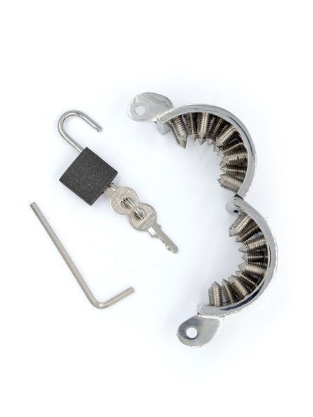 Mister B - Extreme RVS Ball Stretcher met Scherpe Spikes-Erotiekvoordeel.nl