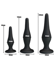 Crazy Bull - Buttplug Anale Training Set - Star Brothers - Zwart-Erotiekvoordeel.nl