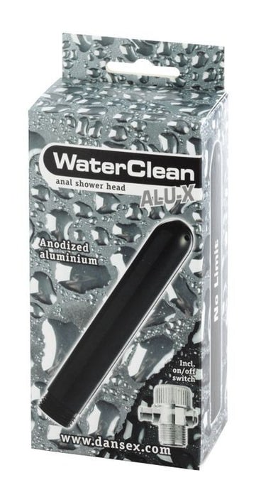WaterClean - Aluminium Anaal Douche - Zwart-Erotiekvoordeel.nl