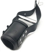 665 - DeLuxe Suspension Handboeien - Leder - Zwart-Erotiekvoordeel.nl