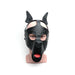 665 - Hood - Puppy Play Masker - PU Leer - One Size - Zwart - Playful Pup Hood All Black-Erotiekvoordeel.nl
