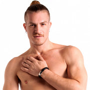 665 - Lederen Armband en Cockring - 2 in 1 - Magnetische Sluiting-Erotiekvoordeel.nl