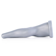 665 Liquid Silicone - Dildo - Arm Wrestler - Vac-U-Lock Compatibel - Zilver-Erotiekvoordeel.nl