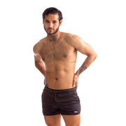 665 - Rally Shorts - Available in 5 sizes - Black-Erotiekvoordeel.nl