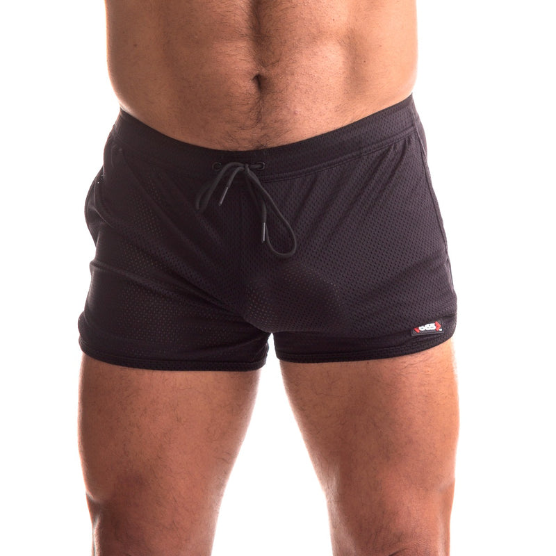 665 - Rally Shorts - Available in 5 sizes - Black - Erotiekvoordeel.nl