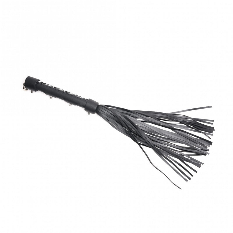 665 Vegan - Flogger - Kunstleer - Zwart-Erotiekvoordeel.nl