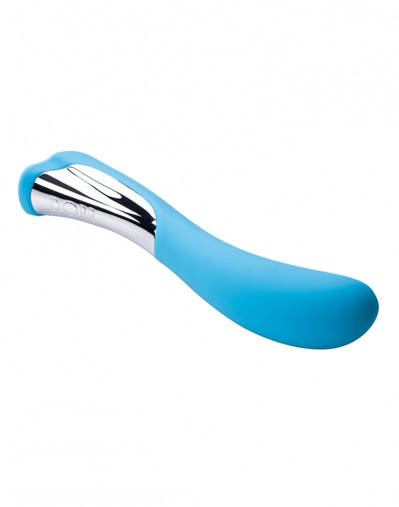 Dorr - Silker G Point Curved G-spot Vibrator - Turquoise-Erotiekvoordeel.nl