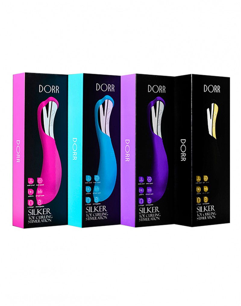 Dorr - Silker G Point Curved G-spot Vibrator - Turquoise-Erotiekvoordeel.nl