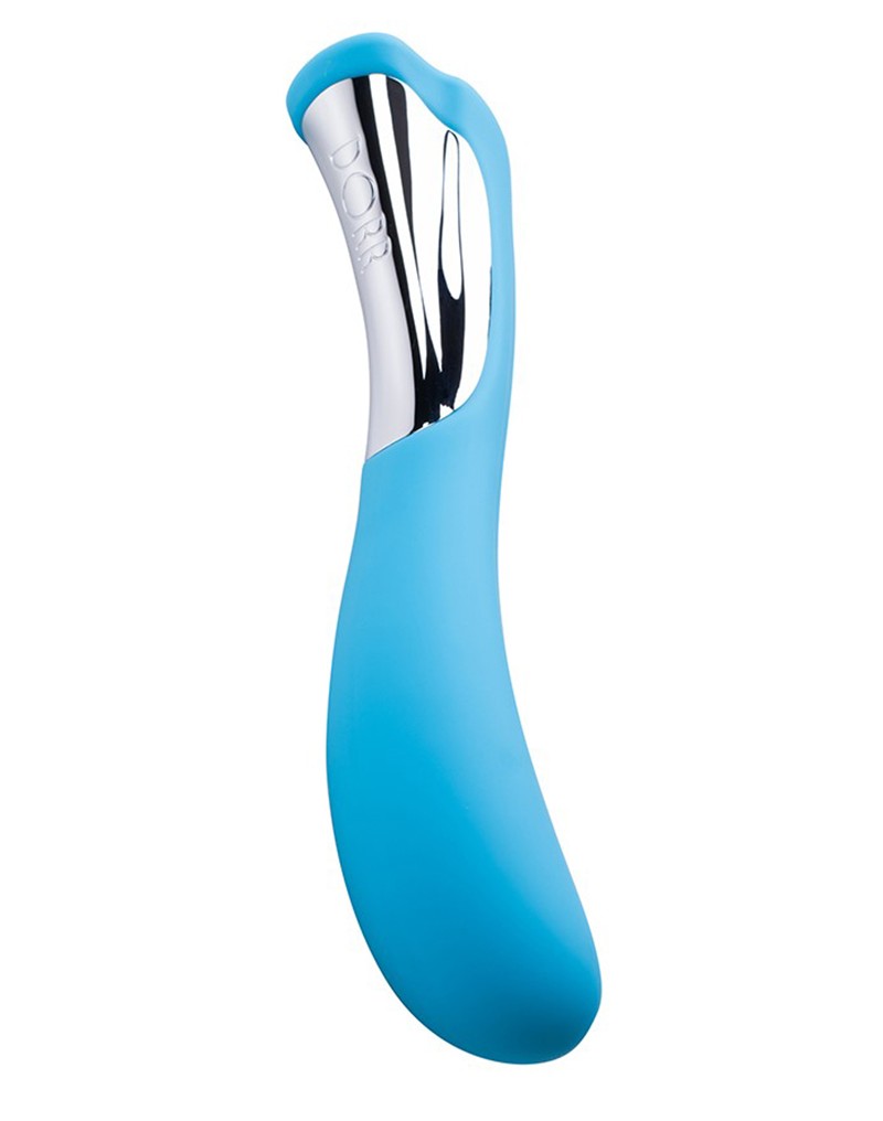 Dorr - Silker G Point Curved G-spot Vibrator - Turquoise-Erotiekvoordeel.nl