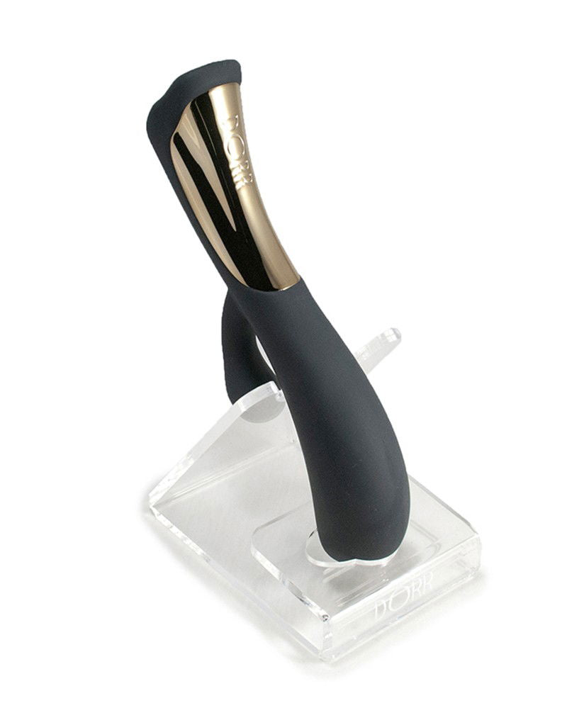 Dorr - Iora - Dual Action Rabbit Vibrator - Zwart-Erotiekvoordeel.nl