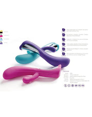 Dorr - Iora - Dual Action Rabbit Vibrator - Paars-Erotiekvoordeel.nl