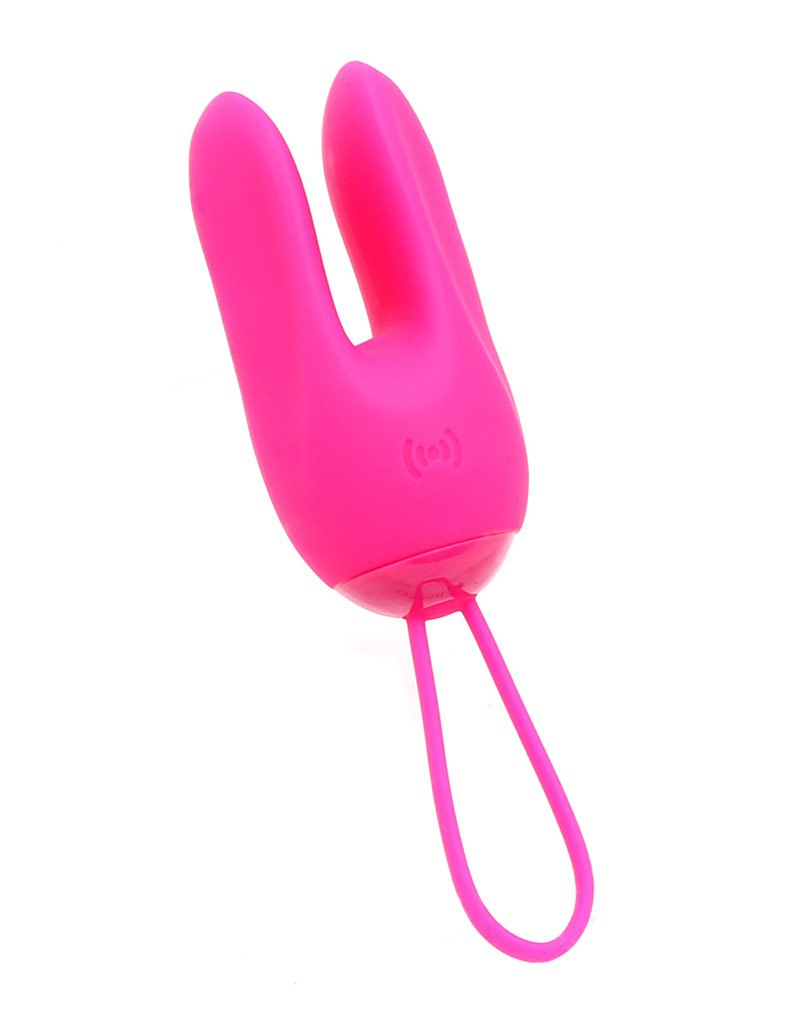 DORR - Ozzy - Vibrerend Ei met Konijnenoortjes en Clitoris Vibrator - Roze