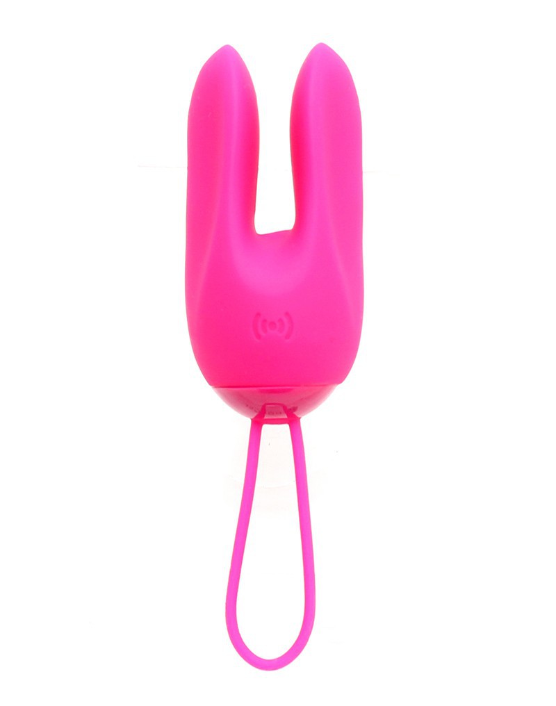 DORR - Ozzy - Vibrerend Ei met Konijnenoortjes en Clitoris Vibrator - Roze