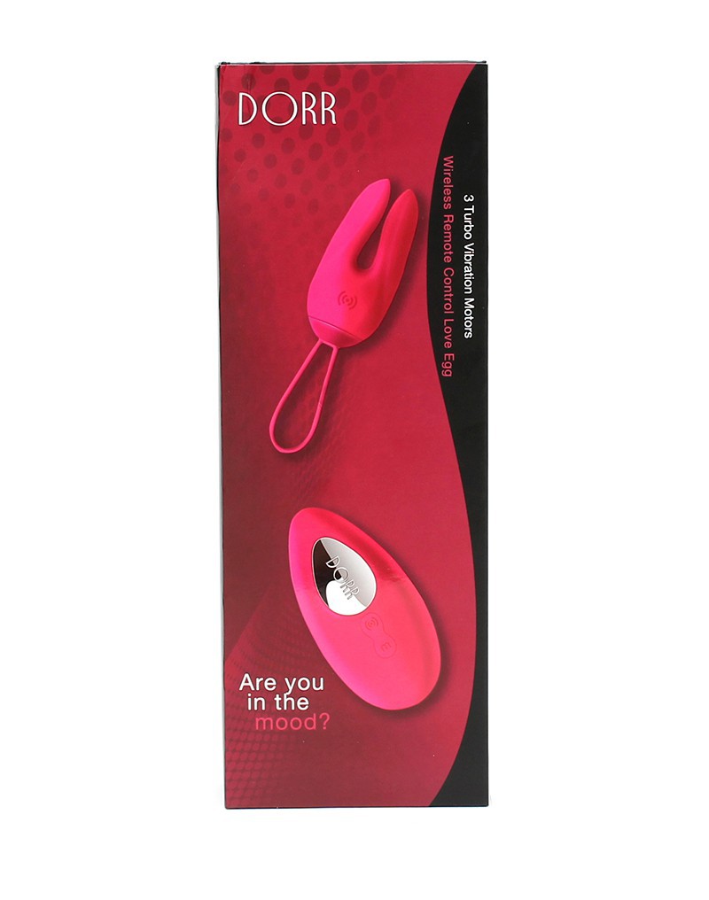 DORR - Ozzy - Vibrerend Ei met Konijnenoortjes en Clitoris Vibrator - Roze