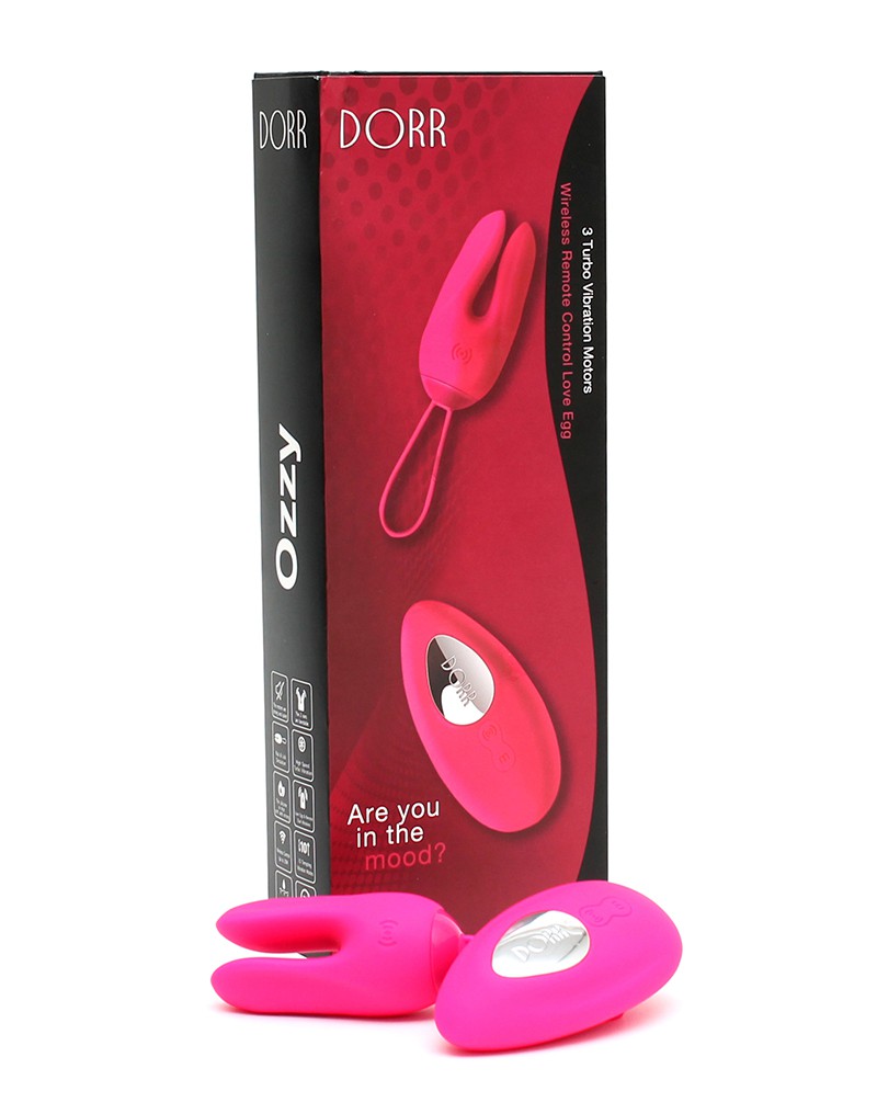 DORR - Ozzy - Vibrerend Ei met Konijnenoortjes en Clitoris Vibrator - Roze