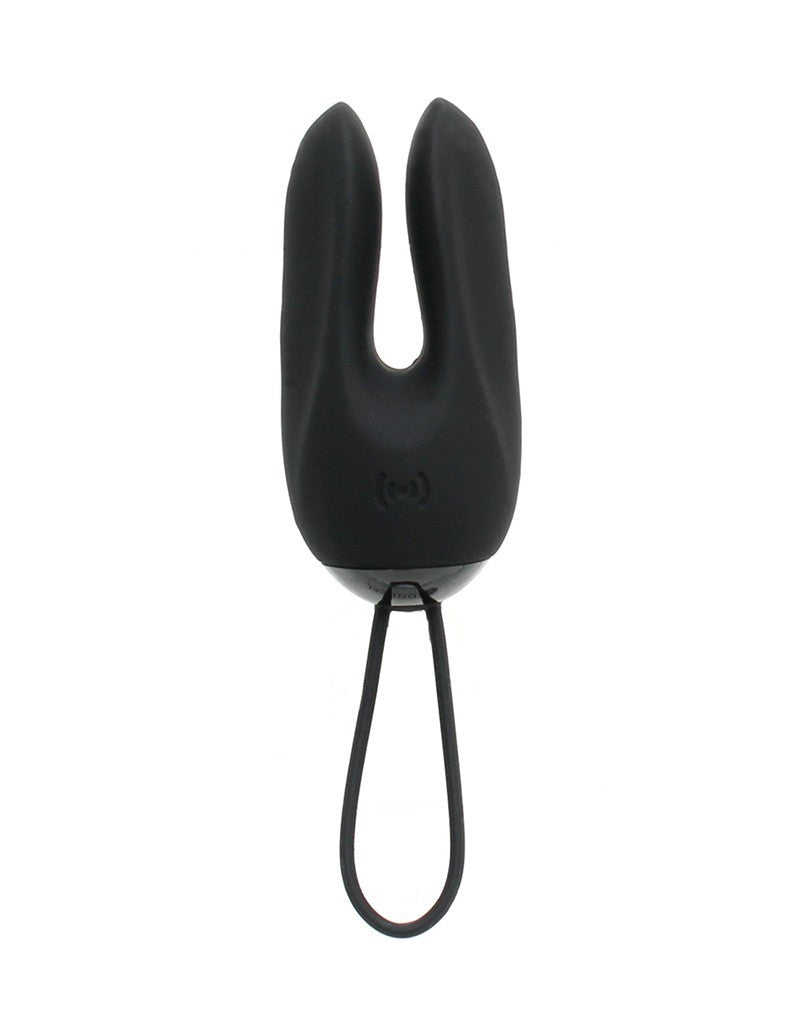 DORR - Ozzy - Vibrerend Ei met Konijnenoortjes en Clitoris Vibrator - Zwart
