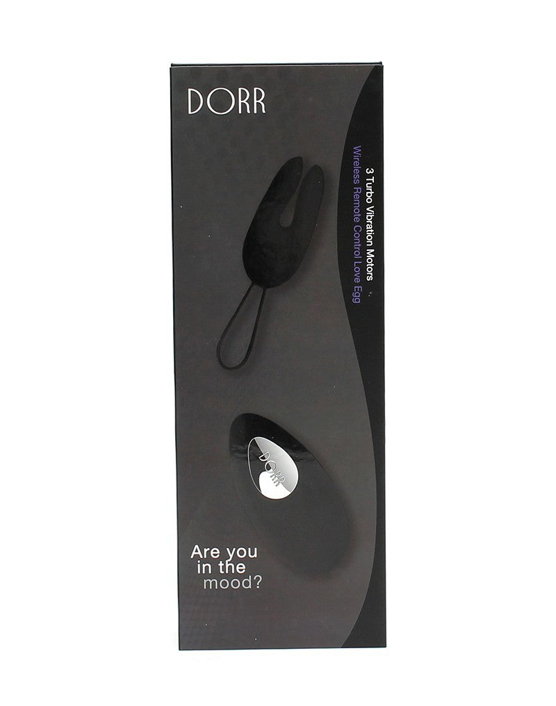 DORR - Ozzy - Vibrerend Ei met Konijnenoortjes en Clitoris Vibrator - Zwart