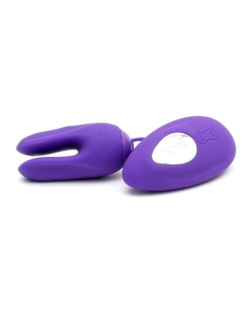 DORR - Ozzy - Vibrerend Ei met Konijnenoortjes en Clitoris Vibrator - Paars