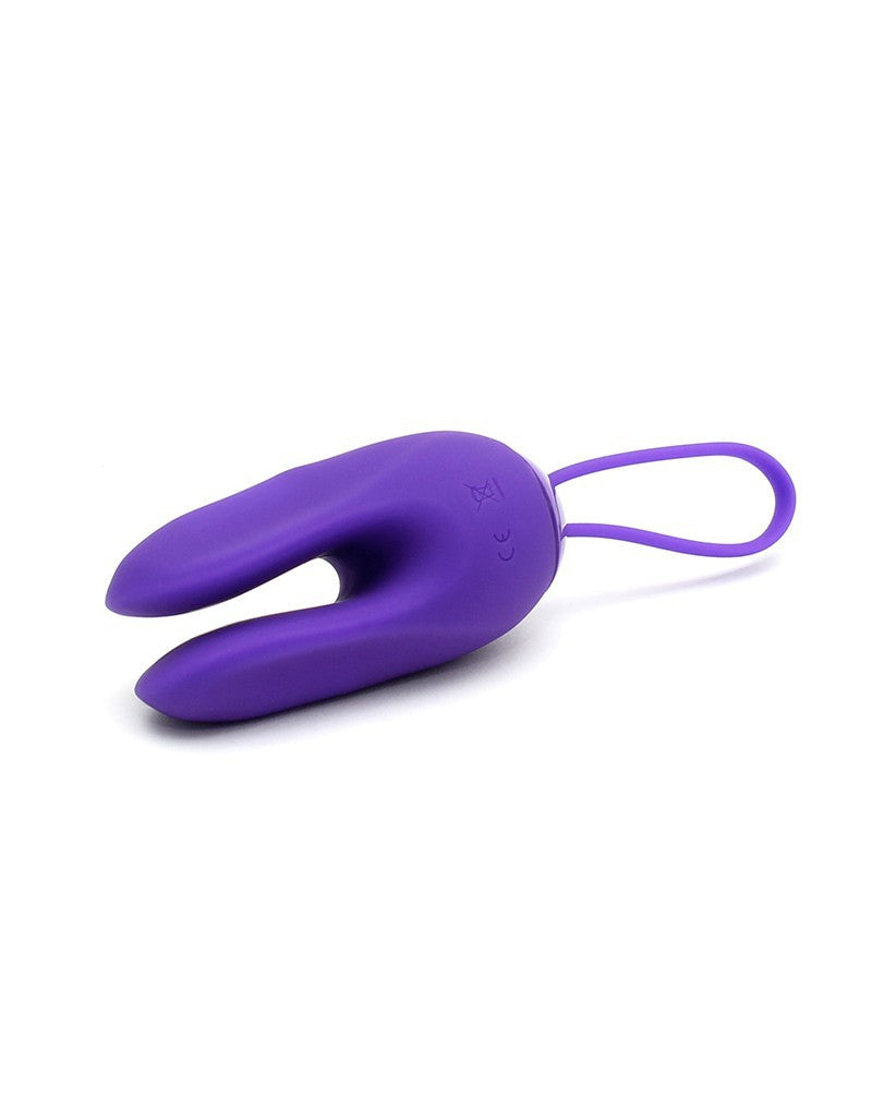 DORR - Ozzy - Vibrerend Ei met Konijnenoortjes en Clitoris Vibrator - Paars