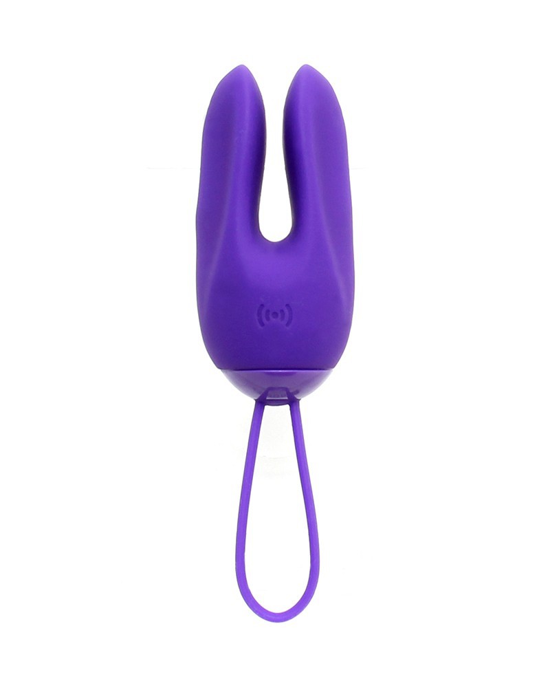 DORR - Ozzy - Vibrerend Ei met Konijnenoortjes en Clitoris Vibrator - Paars