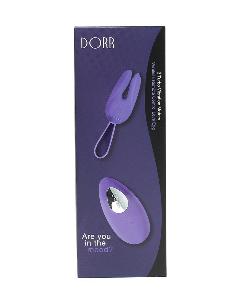 DORR - Ozzy - Vibrerend Ei met Konijnenoortjes en Clitoris Vibrator - Paars