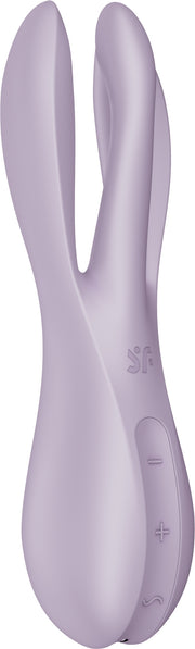 Satisfyer - Threesome 2 - Multifunctionele Vibrator Met 3 Voelsprieten - Lila-Erotiekvoordeel.nl