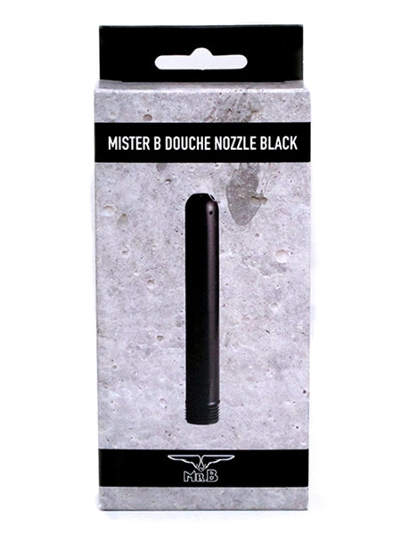 Mister B - Douche Nozzle – Anaal douche-opzetstuk – Zwart-Erotiekvoordeel.nl