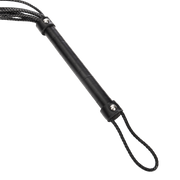 Rimba - BDSM Flogger met Rozen - Zwart/Rood-Erotiekvoordeel.nl