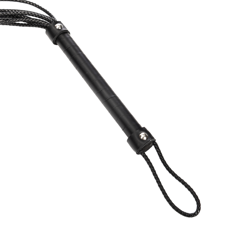 Rimba - BDSM Flogger met Rozen - Zwart/Rood-Erotiekvoordeel.nl