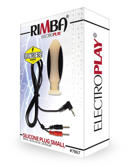 Rimba Electro Sex - Siliconen Dildo Plug Klein bi-polair 80 mm-Erotiekvoordeel.nl